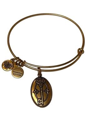 🪷 Alex and Ani Key To Life Expandable Rafaelian Bangle Bracelet